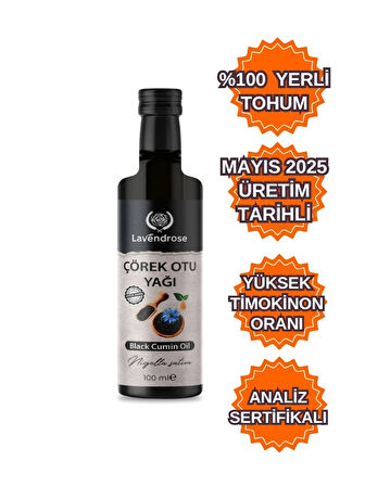 Çörekotu Yağı %100 saf ve Doğal  - Çörek Otu Yağı Soğuk sıkım 100ml