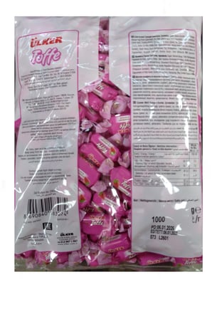 Toffe Çilek Aromalı Şeker