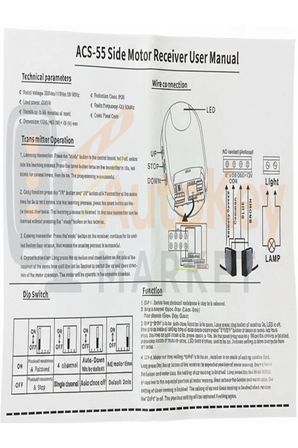 Wicom ACS-55 Zincirli Motorlar İçin Alıcı