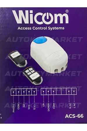 Wicom ACS-66 Otomatik Kepenk Alıcısı Fotosel Özellikli