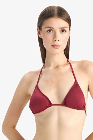 DeFacto Regular Fit Üçgen Bikini Üstü-Fall in Love T3666AZ25SMBR285