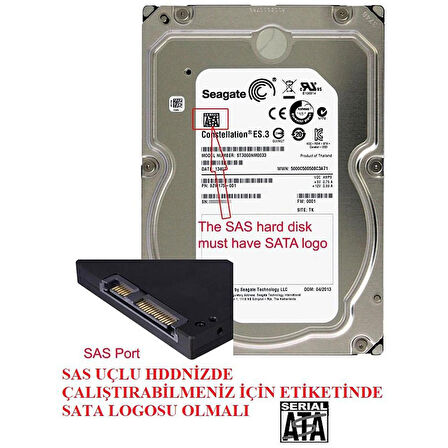 SFF-8482 SAS kablosu 29Pin erkek SATA 22Pin erkek kablo