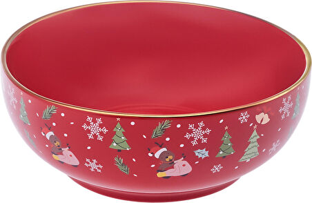Karaca New Year Yılbaşı Golden Line Salata Kasesi 20 Cm
