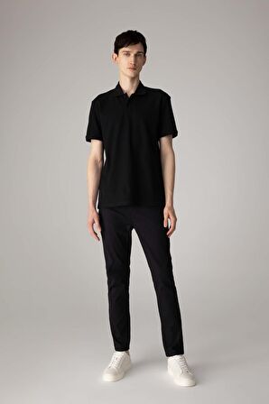 DeFacto Regular Fit Kısa Kollu Basic Düz Pike Kumaş Polo Tişört C1293AX24SPBK81