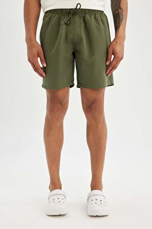 DeFacto Regular Fit Kısa Boy Deniz Şortu D4073AX24HSKH172
