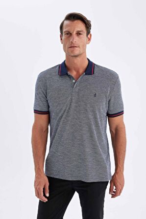 DeFacto New Regular Fit Kısa Kollu Pike Polo Tişört C6006AX24SMNV120