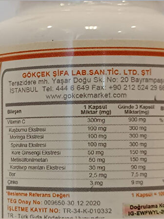 Ester C Kapsül (ESTER C VİTAMİN CAPSULE)