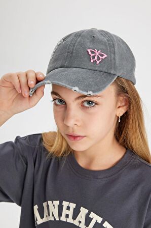 DeFacto Kız Çocuk Cap Şapka C0585A824SMGR103