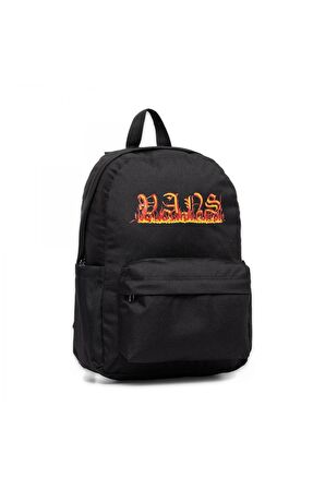 Vans Vn000H56 Old Skool Grom Backpack Siyah-Kırmızı Unisex Spor Çanta