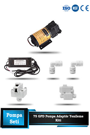Su Arıtma Cihazı Pompa 75 Gpd (Motor) Yenileme Kiti