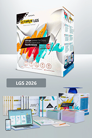 LGS Süper Set 2026 8. Sınıf LGS Tüm Dersler Sınava Hazırlık Seti- 28 Soru Bankası +13 Deneme Sınavı