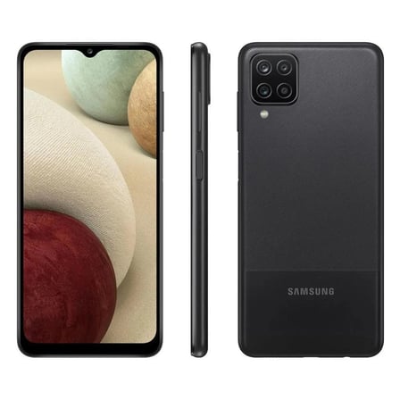 Samsung Galaxy A12 4/64 GB Siyah (12 Ay Garantili) A Kalite Outlet