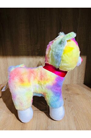 Sesli Kedi Peluş 30 cm (karnına basınca miyavlayan kedi)