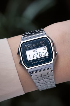 A159w-n1df Retro Erkek Kol Saati 2 Yıl Türkiye Tek Distribütörü Ersa Saat Garantilidir Gri
