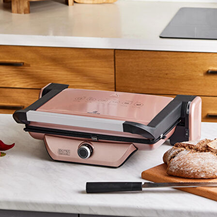 Karaca Rosegold Antibakteriyel Gastro Diamond Tost Makinesi