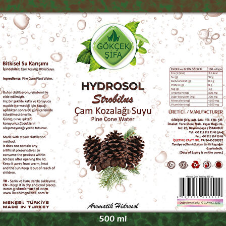 Hydrosol Çam Kozalağı Suyu