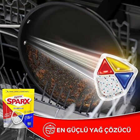 Asperox Sparx Bulaşık Makinesi Tableti 60'lı
