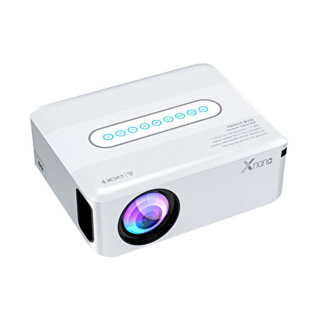 Xnano X1 1080p Full HD, LED Projeksiyon, 12000 Lumen, Android, Dolby Audio, WI-FI, Bluetooth, White