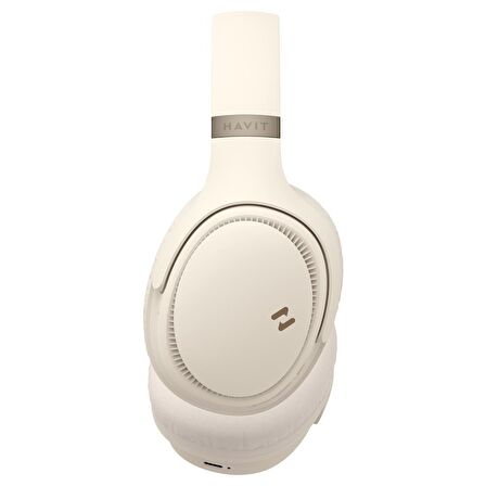 Havit H630BT Katlanabilir Kafa Üstü Mikrofonlu Bluetooth Kulaklık Bej