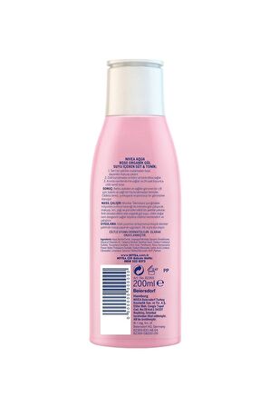 Nivea Aqua Rose Organik Gül Suyu Içeren Süt&tonik 200ml,etkili Makyaj Temizleme