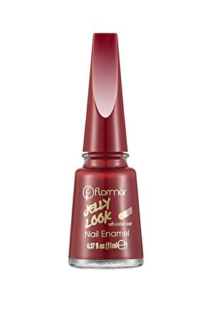 Flormar Oje - Jelly Look Nail Enamel Red Tile 8690604497775