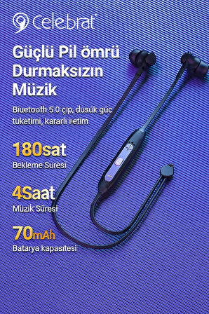 A20 Kablosuz Spor Kulaklık – Mıknatıslı, Şık ve Hafif Tasarım Müzik Hep Seninle!