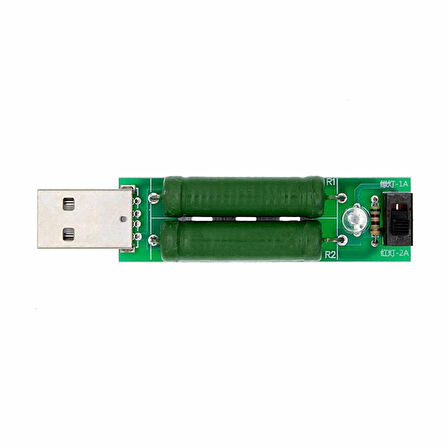 Usb Elektronik Yük Pil Akü Powerbank Kapasite Deşarj Test Cihazı