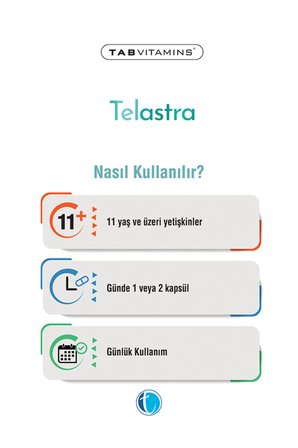 Tabvitamins Telastra 30 Kapsül