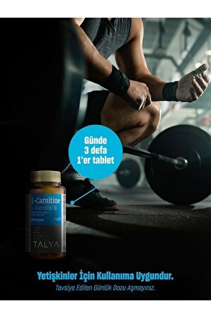 L-carnitine, L-karnitinli Bitkisel Karışım Içeren Takviye Edici Gıda, 60 Kapsül