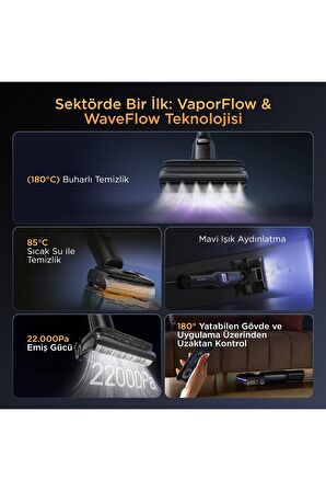 Roborock F25 Ultra Islak Kuru Akıllı Dikey Süpürge