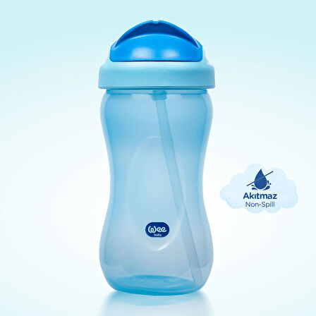 Wee Baby Pıpetlı Bardak 340ml Mavı
