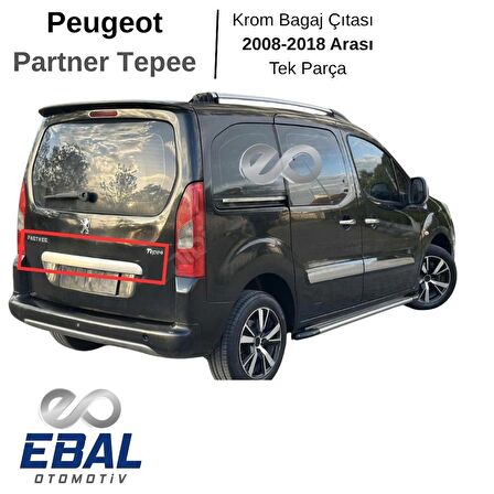 Peugeot Partner Tepee Krom Bagaj Çıtası 2008 ve üzeri P.Çelik