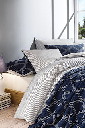 Özdilek Gelin Seti Bohem Effect Lacivert