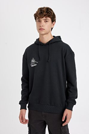DeFacto One Piece Boxy Fit Kapüşonlu Sweatshirt C6528AX24AUAR221