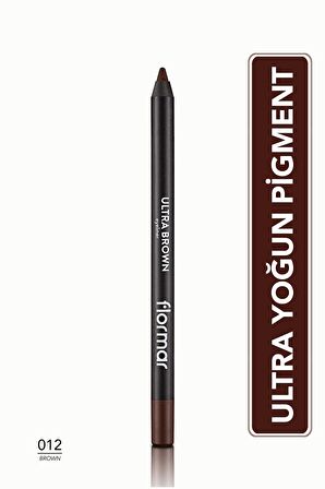 Flormar Kahverengi Göz Kalemi Ultra Eyeliner No: 012