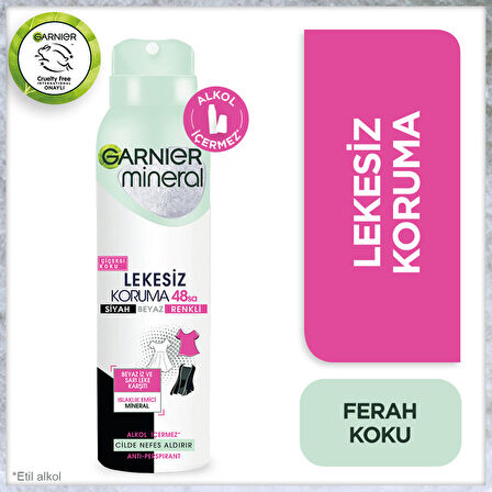 Garnier Lekesiz Koruma Antiperspirant Ter Önleyici Leke Yapmayan Kadın Sprey Deodorant 150 ml