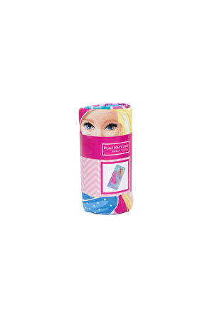Özdilek Barbie Shell Lisanslı Kadife Plaj Havlusu 60x120