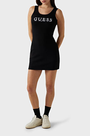 Guess Kadın Elbise V5GK06 K8RT2 JBLK