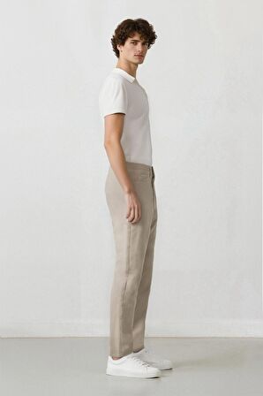 DeFacto Yazlık Chino Kanvas Pantolon Slim Fit Dar Kesim Cepli Dar Paça T1055AZ24SPBG191
