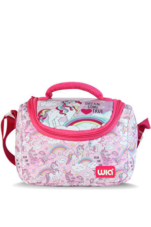 Wia Soft Unicorn Kız Çocuk Termoslu Beslenme Çantası