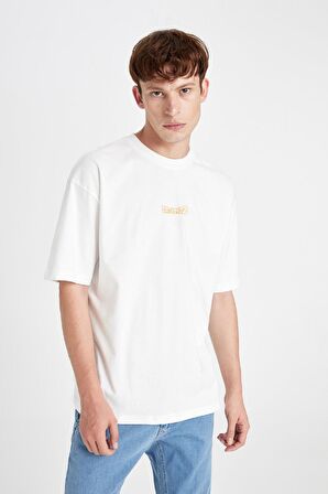 DeFacto Dragon Ball Oversize Geniş Kalıp Bisiklet Yaka Kısa Kollu Tişört C6527AX24AUER105