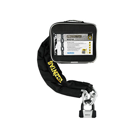 Protector Max14 Motosiklet Kesilmez Zincir Kilit 14mm 180cm