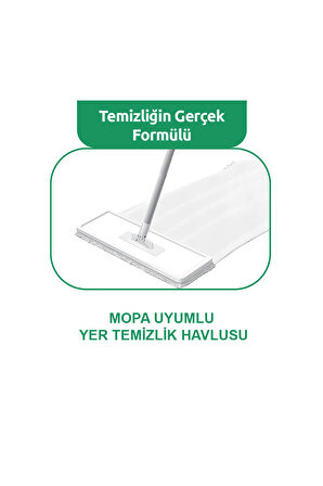 Happy Beyaz Sabun Kokulu Mop Yer Temizlik Havlusu 50 li