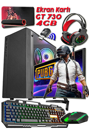 Pubg Eko I5 2400 8gb 128gb Ssd 250gb Hdd Gt 730-4gb 19.5" Hd Monitör