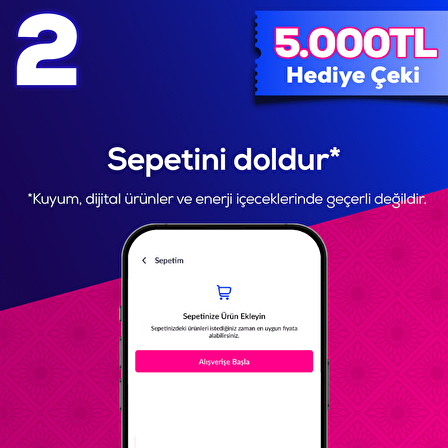 Pazarama Hediye Çeki 5000 TL