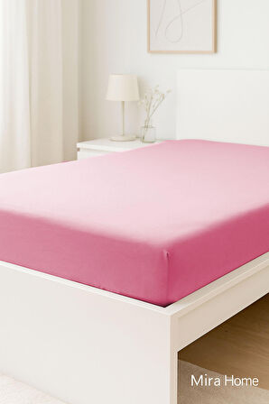 Çift Kişilik Düz Penye  %100 Pamuklu Lastikli Çarşaf 180X200