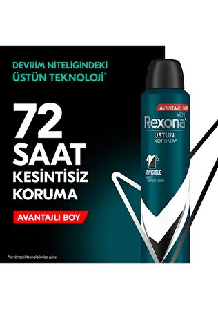 Rexona Deodorant Men Invisible Black &White 200 Ml