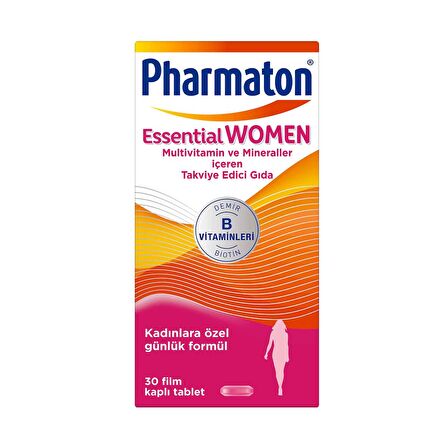 Essential Women 30 Tablet - Biotin, Demir, Vitamin B, Multivitamin Ve Mineraller