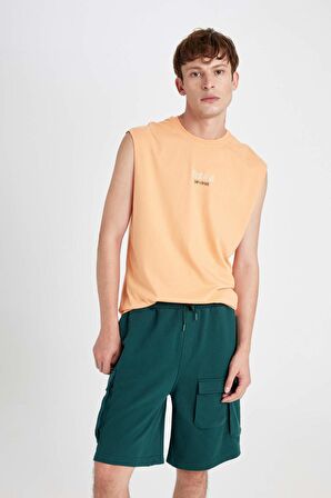 DeFacto Relax Fit Düz Paça Şort C5591AX24HSGN650