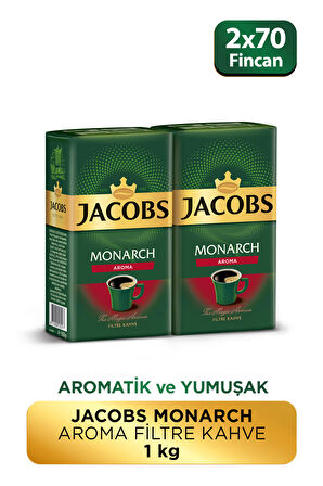 Jacobs Monarch Öğütülmüş Filtre Kahve 2 x 500 gr